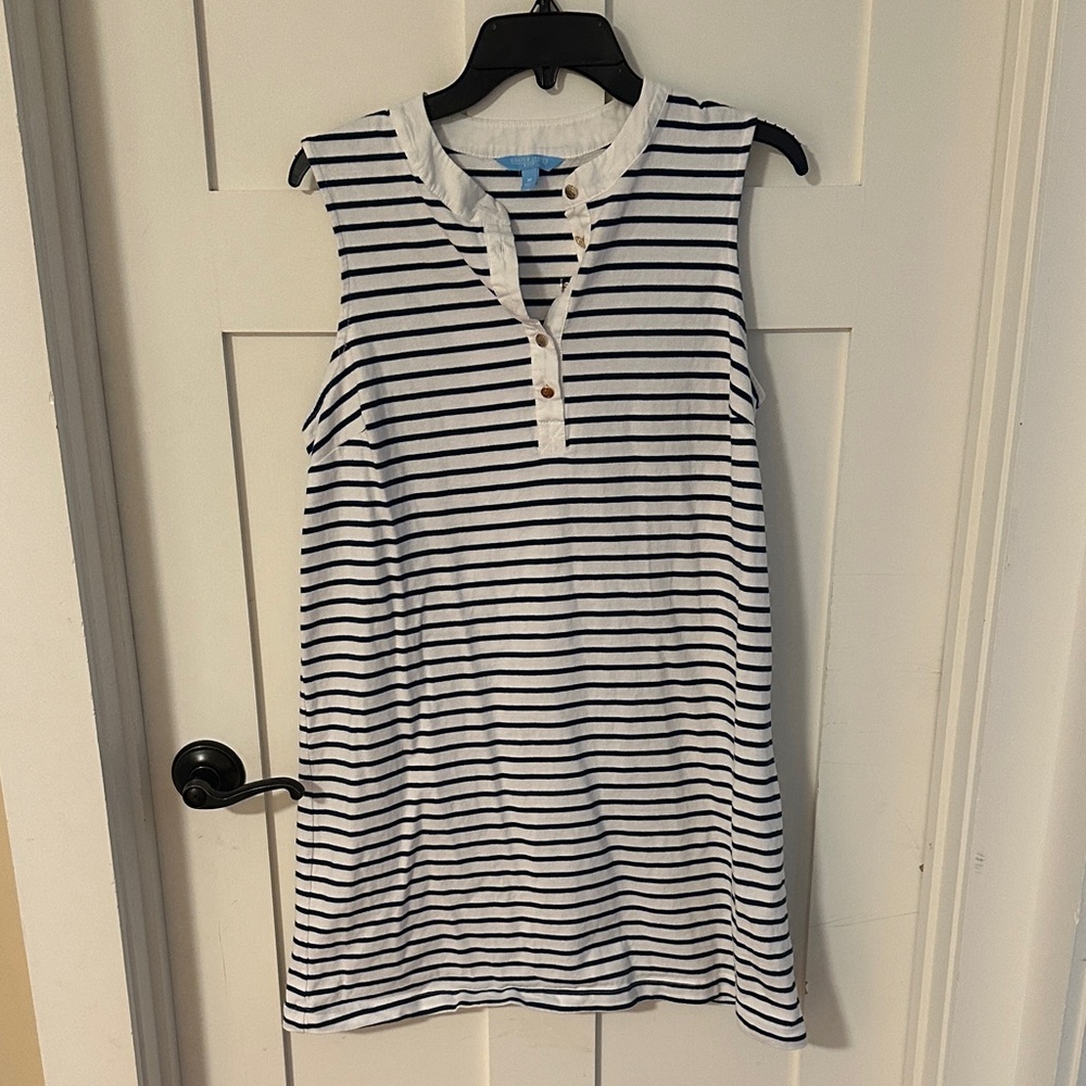 Draper James Striped Sleeveless Tunic